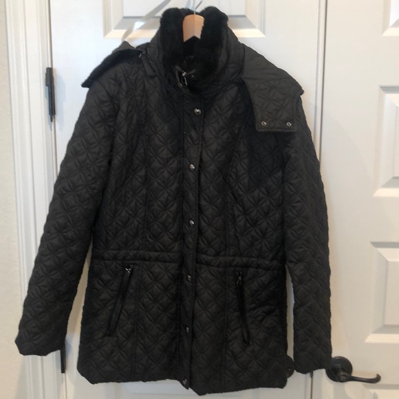 Andrew Marc Quilted Jacket Black Size Medium - Picture 1 of 14